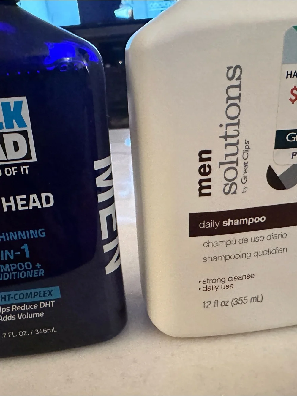 Men Solutions Daily Shampoo - White - 12 fl oz